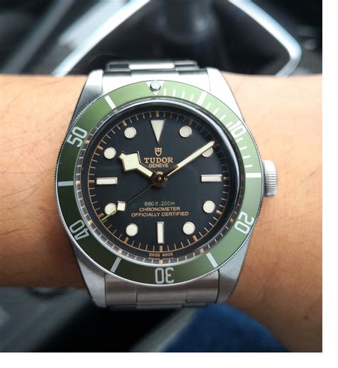 harrods tudor black bay 58|tudor green bezel.